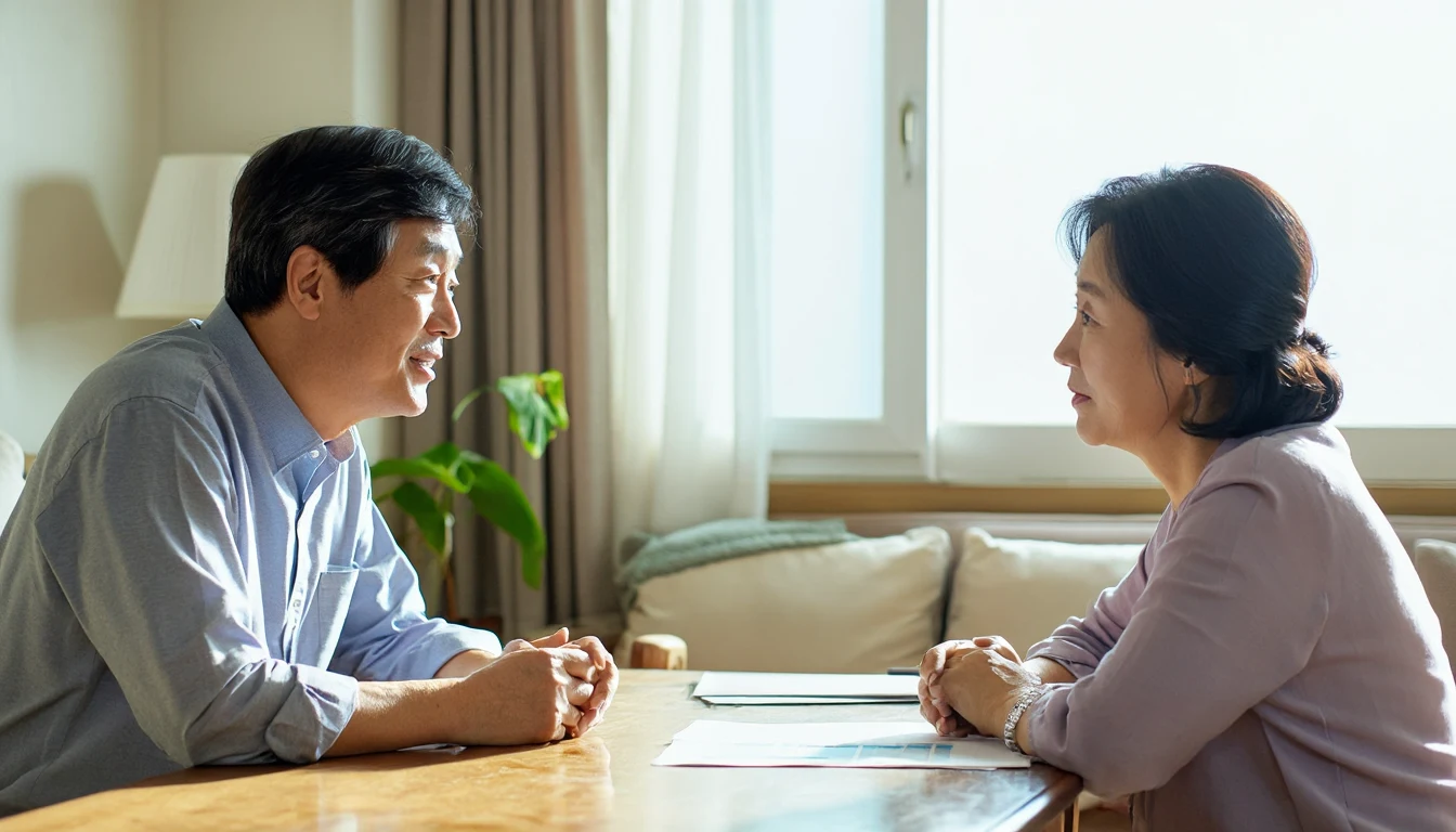 퇴직금을 어떻게 받을지는 집에서 함께 정할 문제입니다